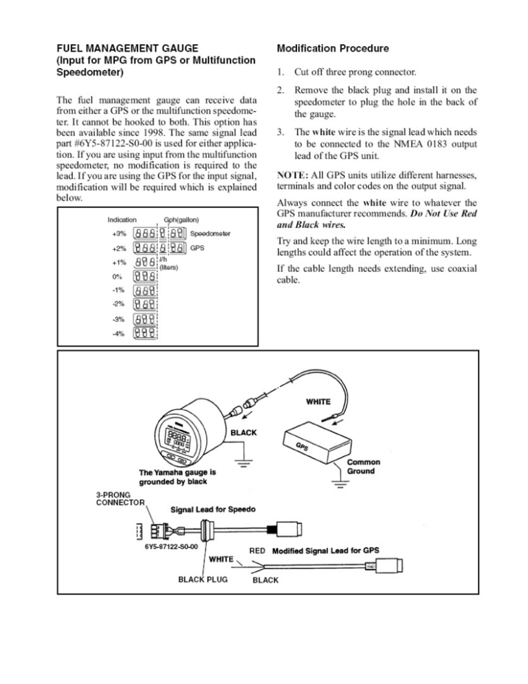 How To Calibrate Yamaha Fuel Gauge