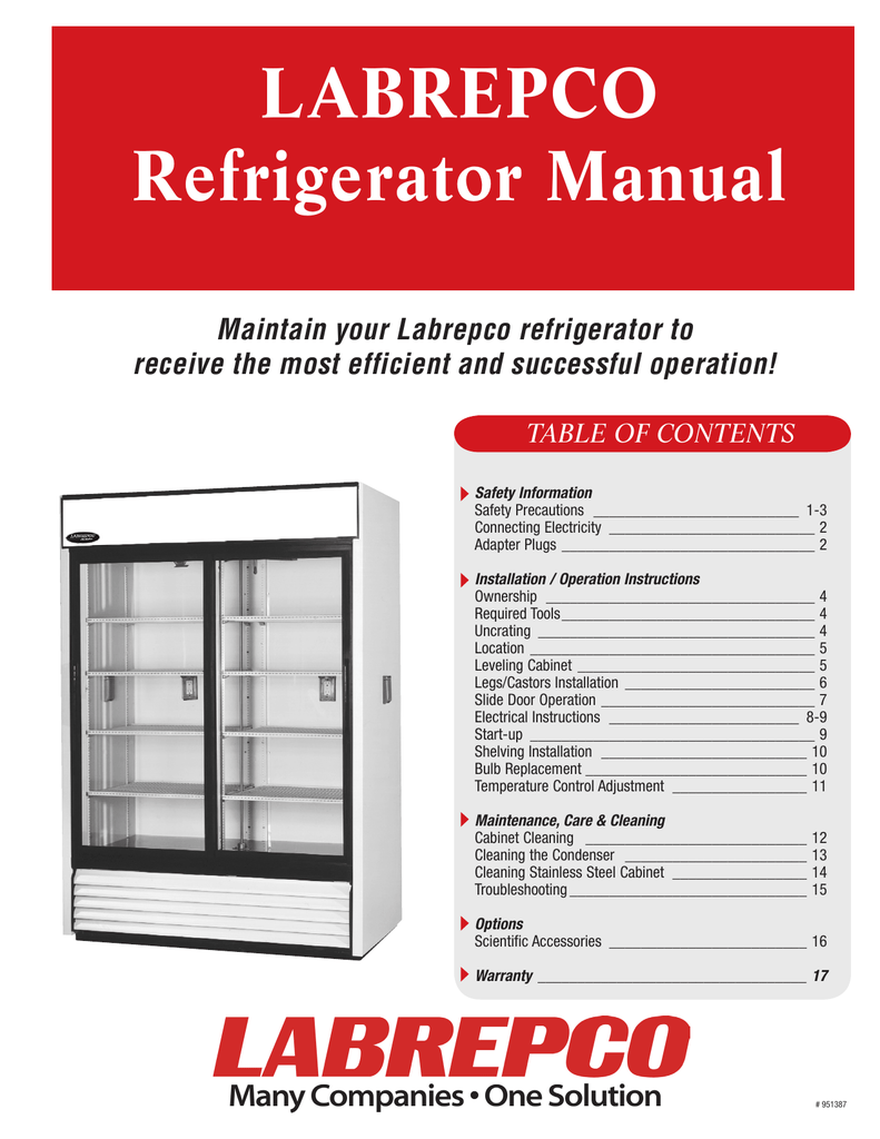 LABREPCO Refrigerator Manual Manualzz