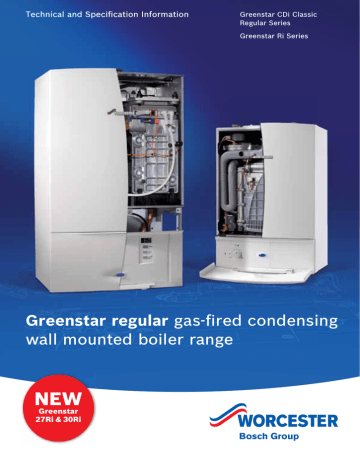 Greenstar Regular Gas Fired Condensing Wall Mounted Boiler Range Manualzz