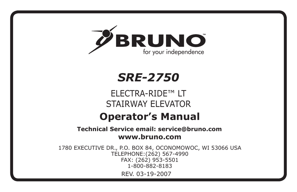 Sre 2750 Acorn Stairlifts Home Manualzz