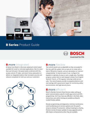 Bosch B Series Product Guide | Manualzz