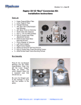 Raptor 50 V2 Box Conversion Kit Installation Instructions