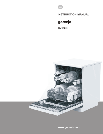 Gorenje WQP12-7311 Dishwasher Manual - GV61214 Instructions | Manualzz