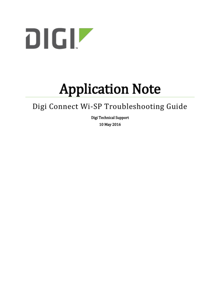 Digi Connect Wi Sp User Guide Manualzz