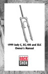 Rock Shox Judy 100 Owner's Manual