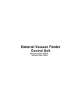 Vacuum Feeder Control D-E D4-E, D10-E, NC 20, 30, 40 User Manual