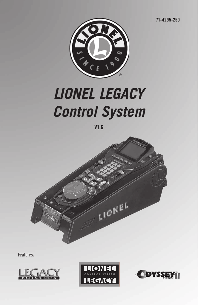 PHOTOCOPY LIONEL OPERATING INSTRUCTIONS LEGACY CONTROL SYSTEM MEMORY MODULE 