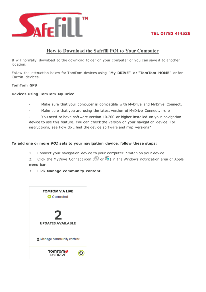 SCARICARE MYDRIVE CONNECT