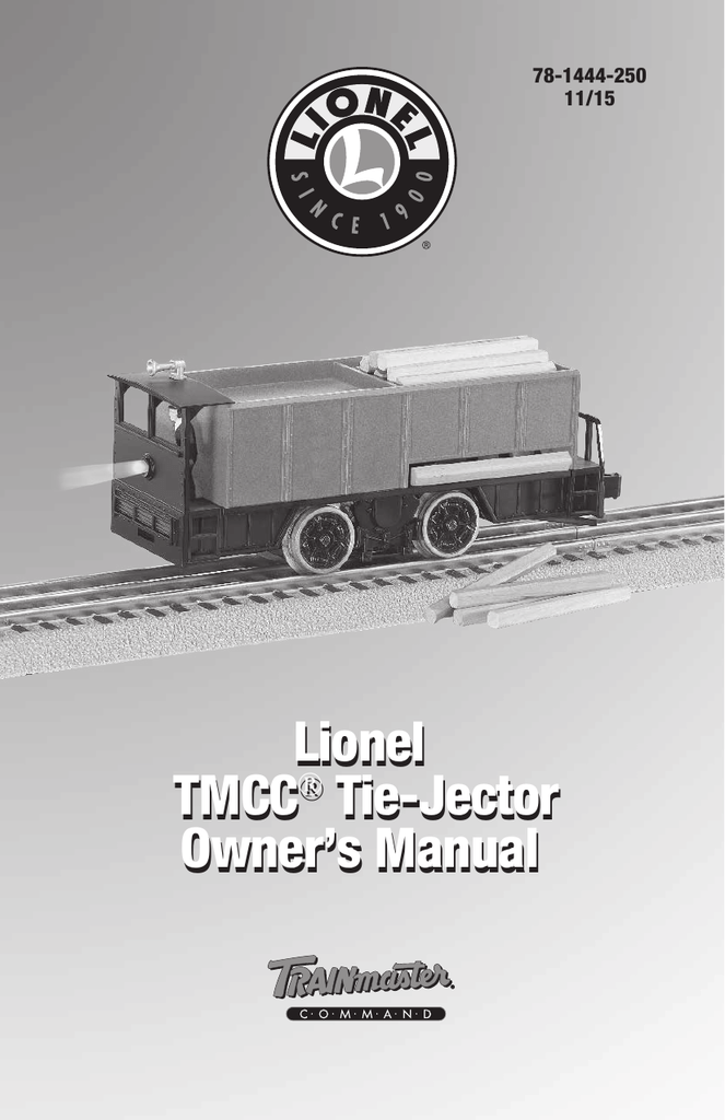 Lionel tpc 400 manual