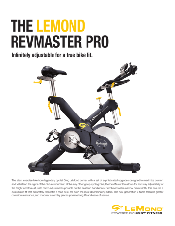 the lemond revmaster pro | Manualzz