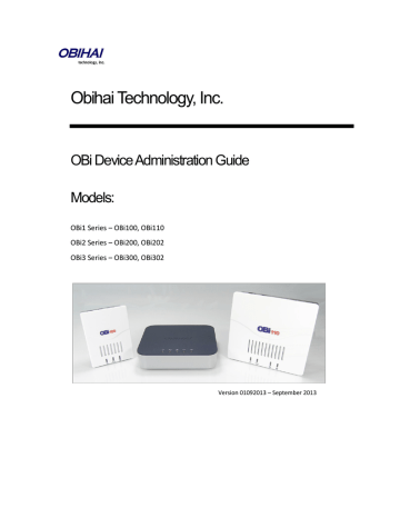 Obihai OBi302 Administration Manual | Manualzz