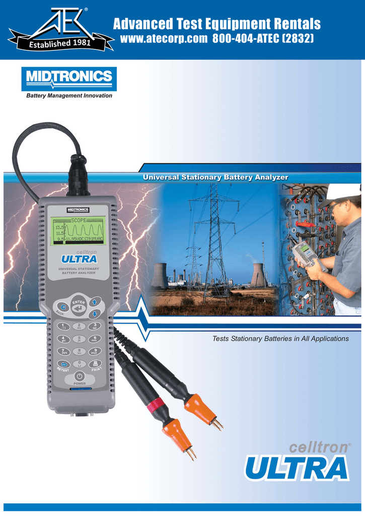 Midtronics celltron ultra manual