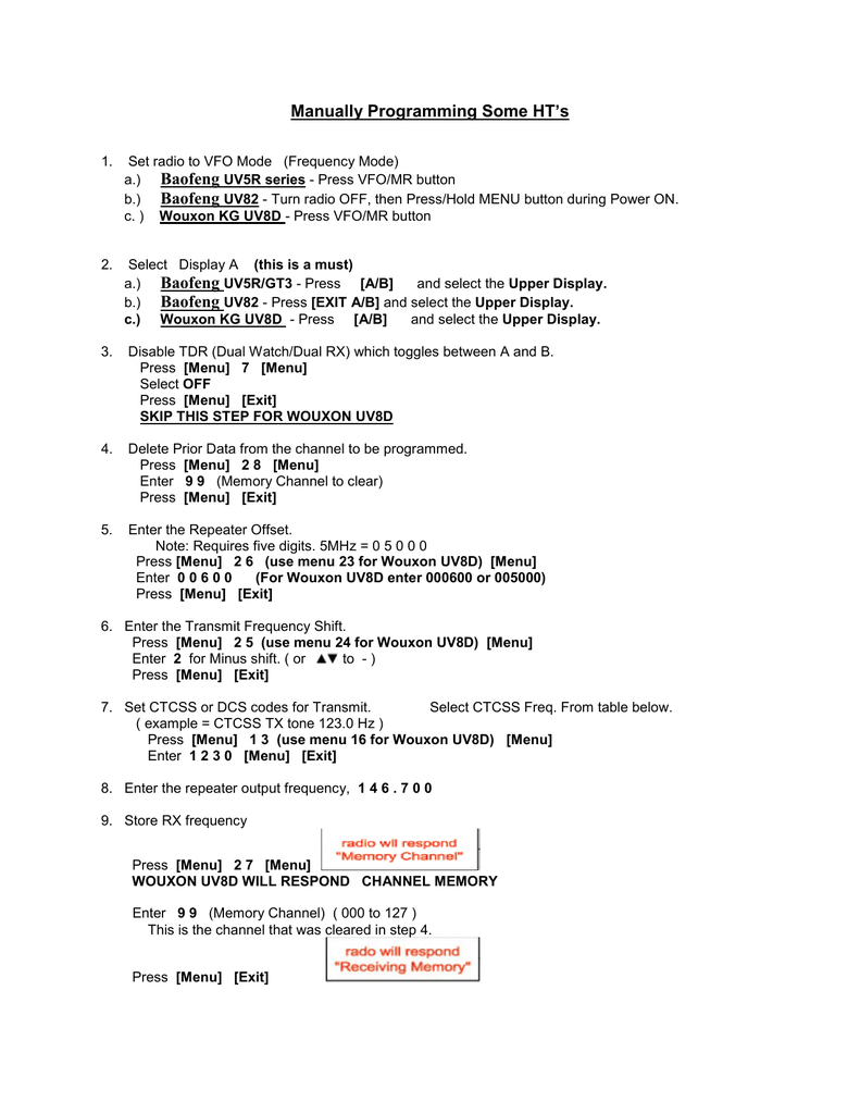 wouxun kg-uv8d chirp programming