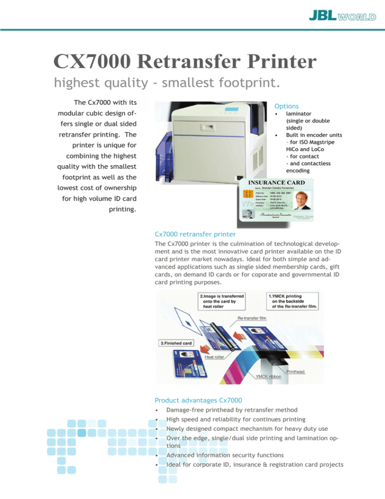 retransfer printer