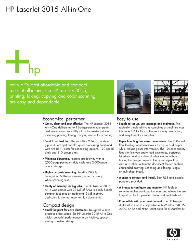 hp laserjet p3015 driver