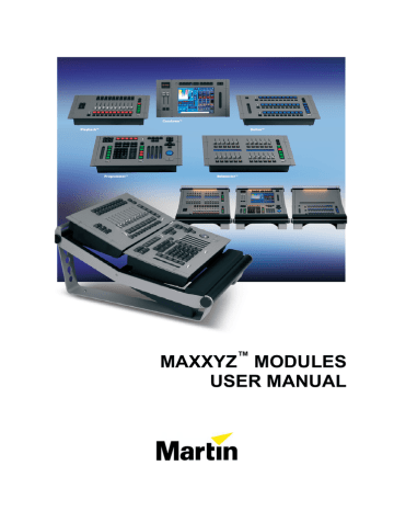 Martin Module Martin maxxyz modules series User manual | Manualzz