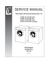 White Knight CL382 WV, CL382 BV, CL382 YV, CL382 CV SERVICE MANUAL