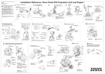 Installation Reference, Volvo Penta IPS Propulsion Unit and Engine