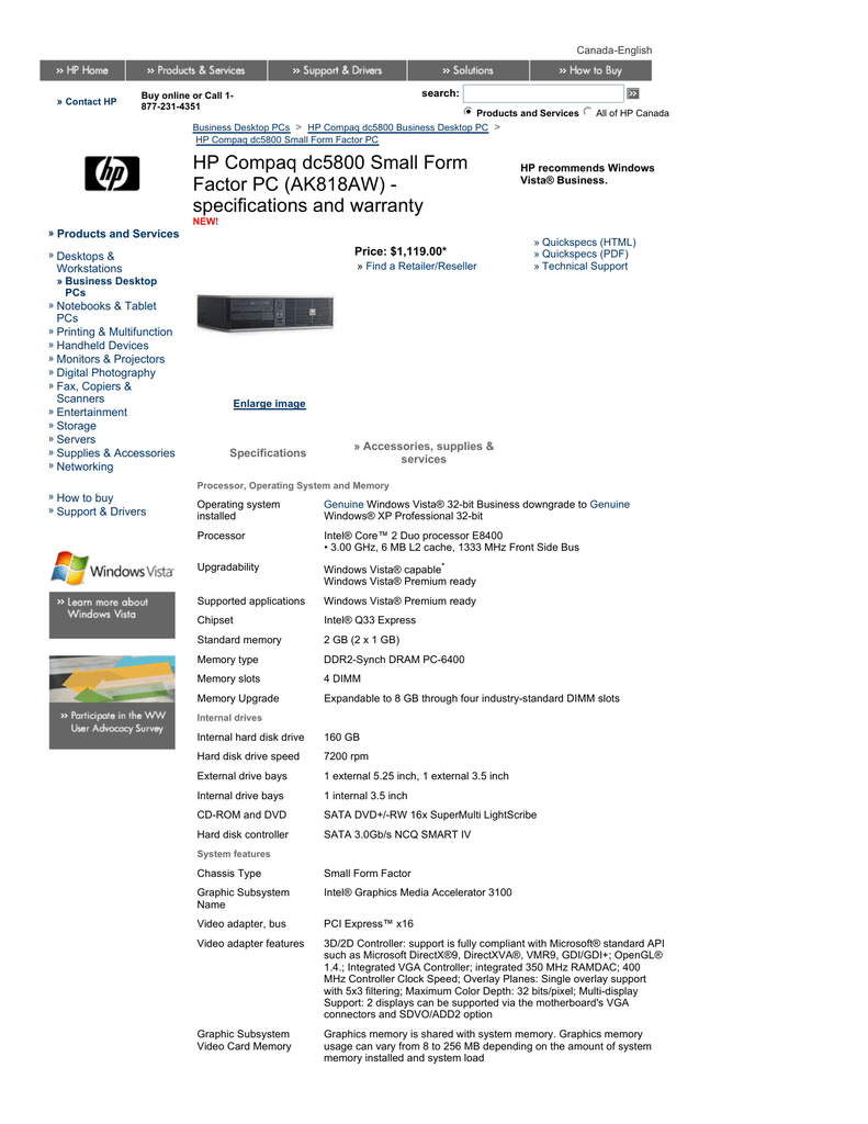 pci simple communications controller hp compaq dc5800