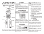 Radio AN/PRC-152 Multi-Band MultiMission Quick Reference Guide