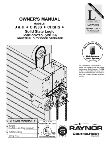 01 998 Hj Raynor Qxd Manualzz