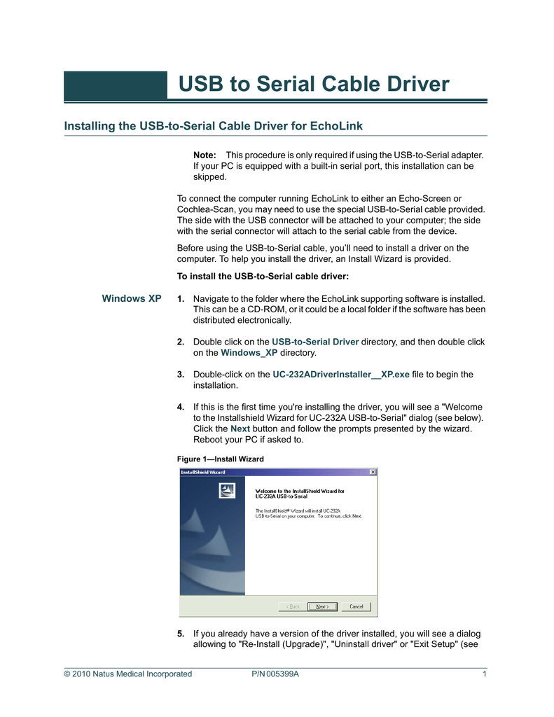 Usb To Serial Cable Driver Manualzz