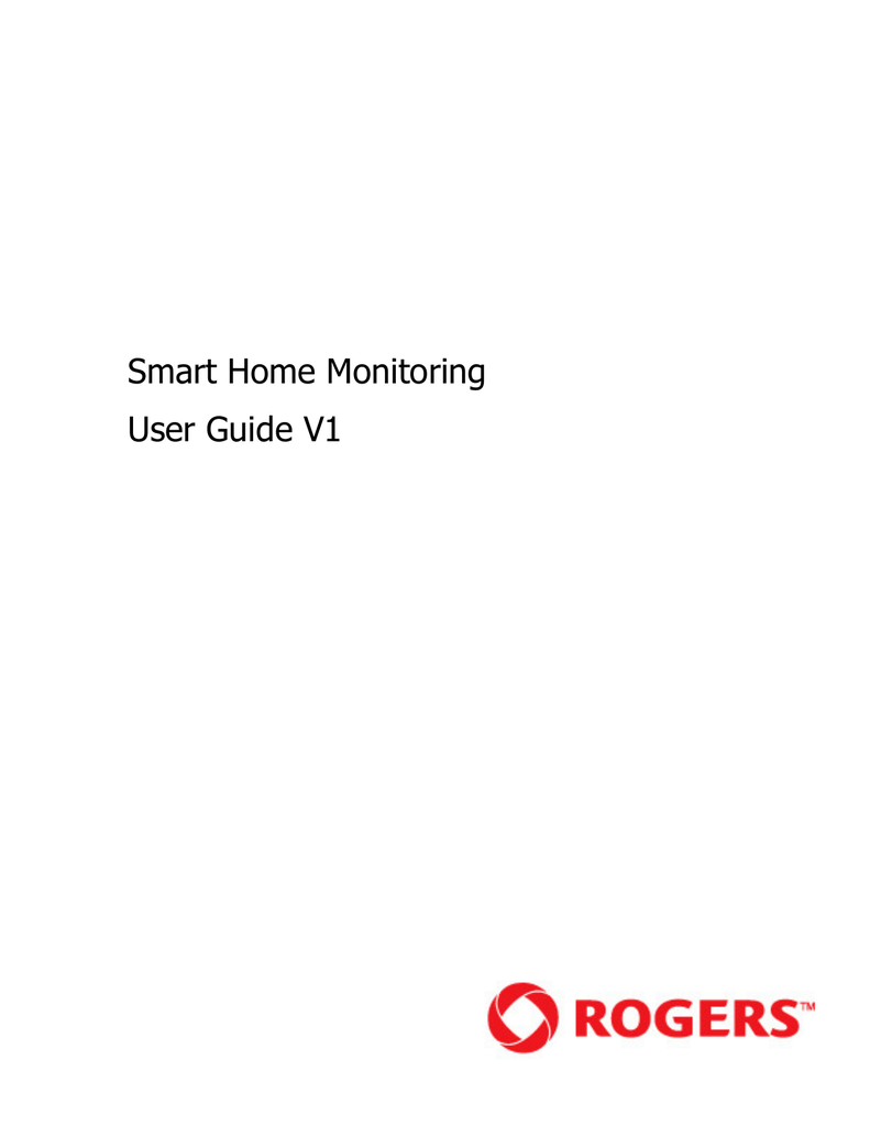 Rogers Smart Home Monitoring User Guide V1 Manualzz