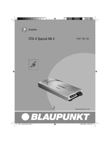 Blaupunkt gta 2 special mk 2 схема