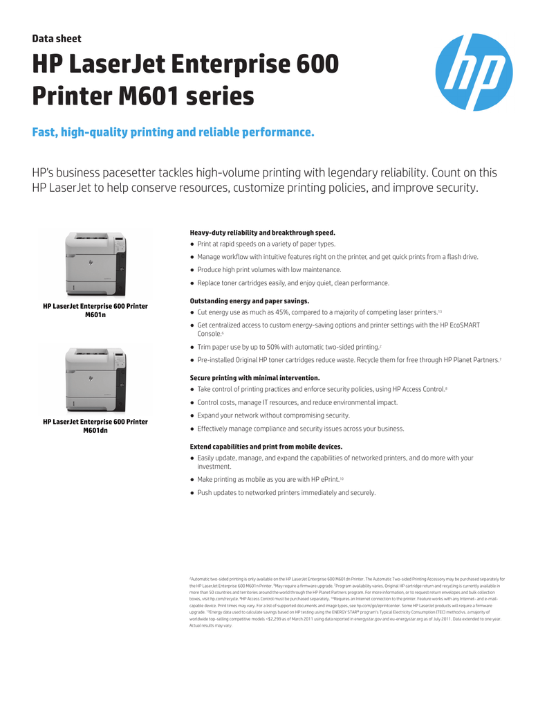 Hp Laserjet Enterprise 600 M601dn – Telegraph