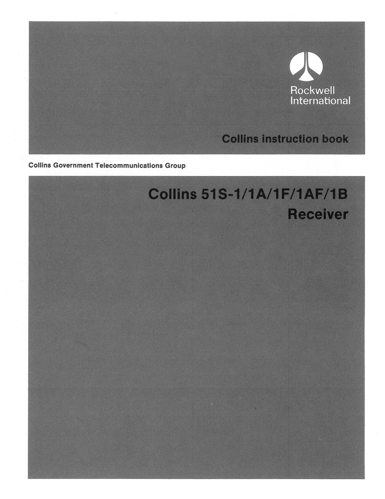 collins 51s-1 600 ohm line output