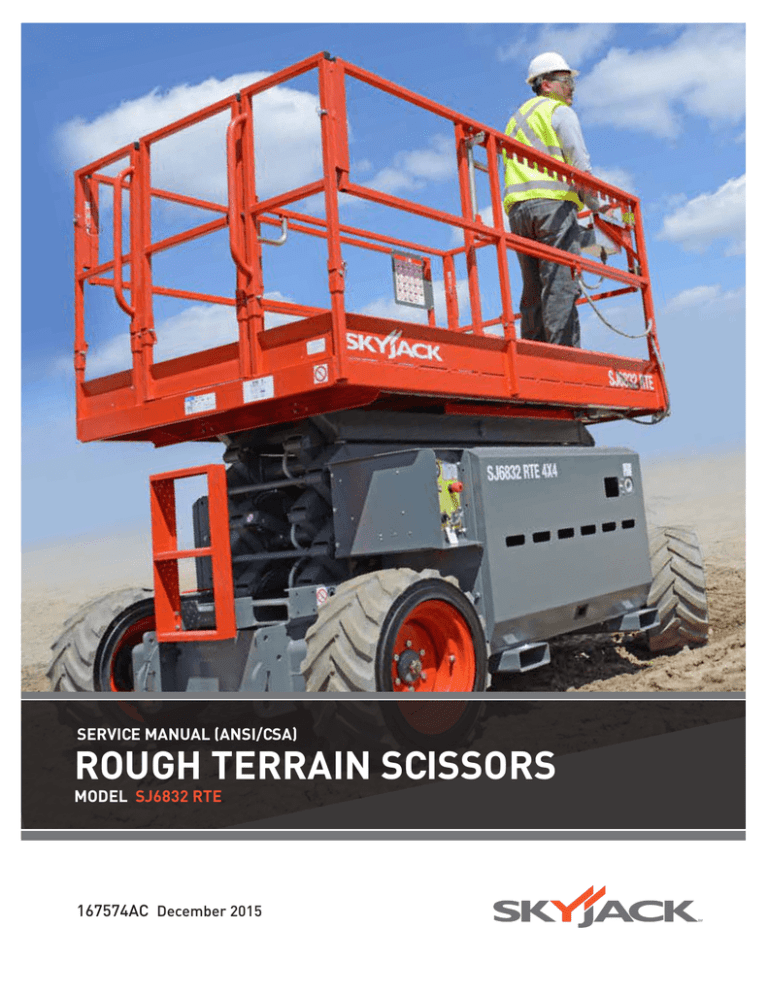 Skyjack SJ6832 RTE Service Manual Manualzz