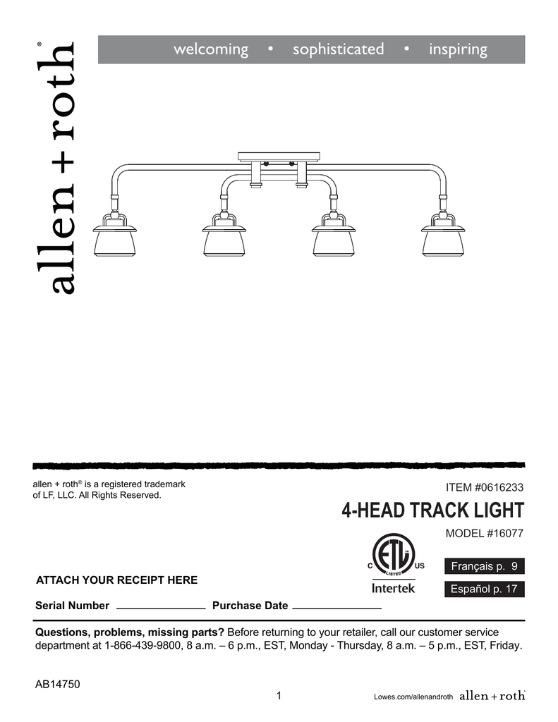 Allen Roth Track Lighting Replacement Parts Shelly Lighting