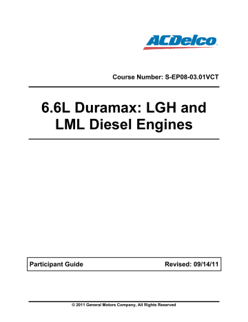 6.6L Duramax: LGH and LML Diesel Engines | Manualzz