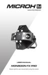 MICROH Monsoon FX PRO User Manual