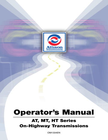 Allison Transmission HT 750DR Operator's Manual | Manualzz