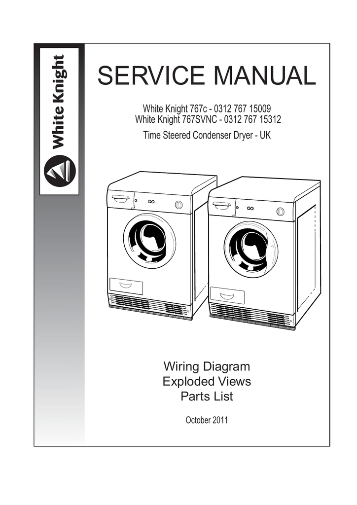 White Knight Condenser Tumble Dryer Parts Diagram | Reviewmotors.co