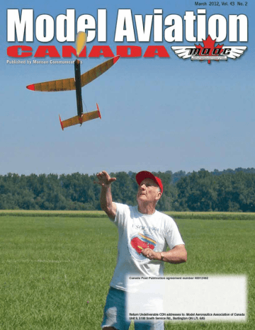 Mars 12 Model Aeronautics Association Of Canada Manualzz