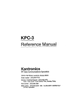 Kantronics KPC-3 Reference Manual | AI Chat &amp; PDF Download