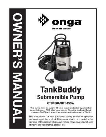 Tankbuddy Onga Pump Sales Manualzz Tankbuddy Onga Pump Sales Manualzz