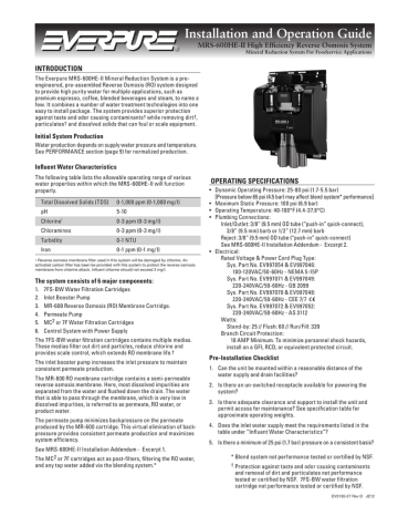 Installation and Operation Guide | Manualzz