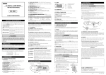 KAISE SK 7601 Clamp Meter Instruction Manual