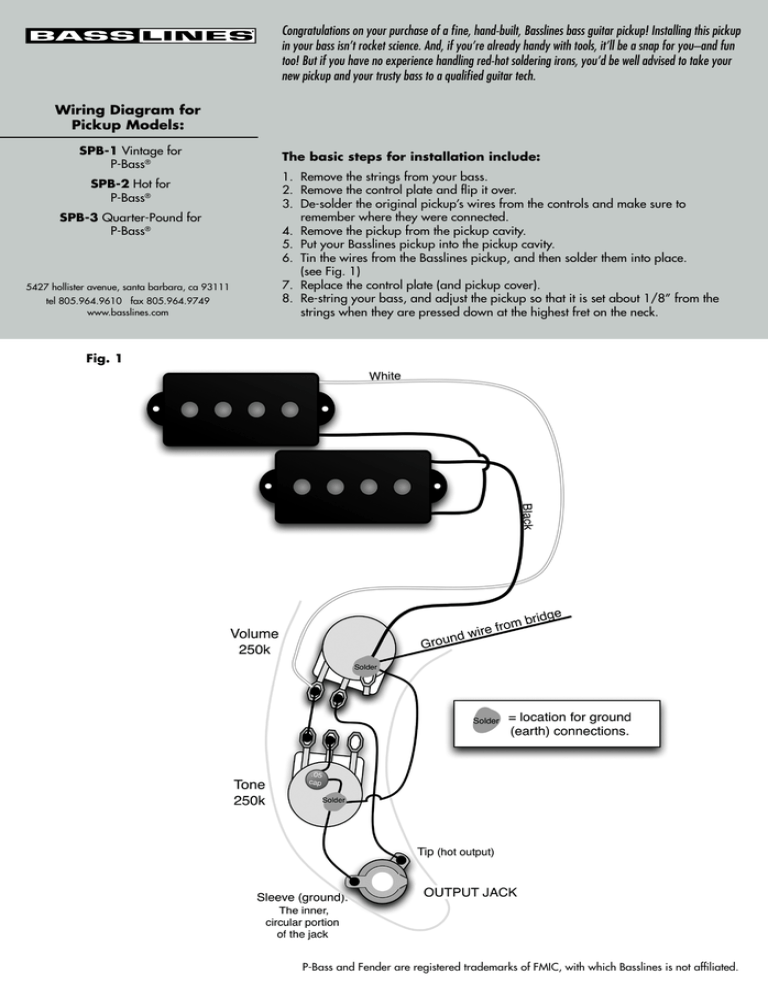 Wiring Diagram For Pickup Models Manualzz