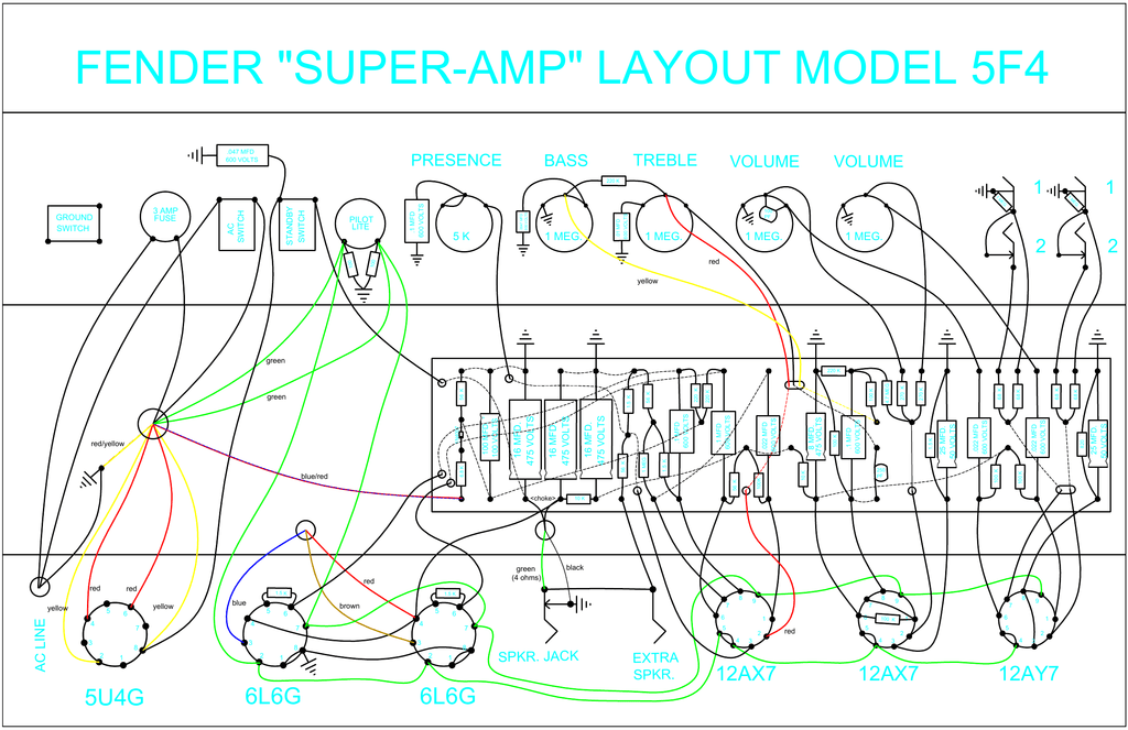 Fender champ схема