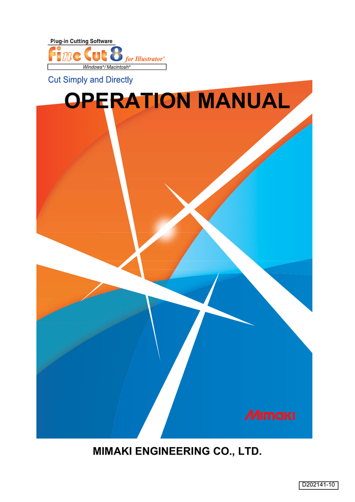 OPERATION MANUAL Manualzz