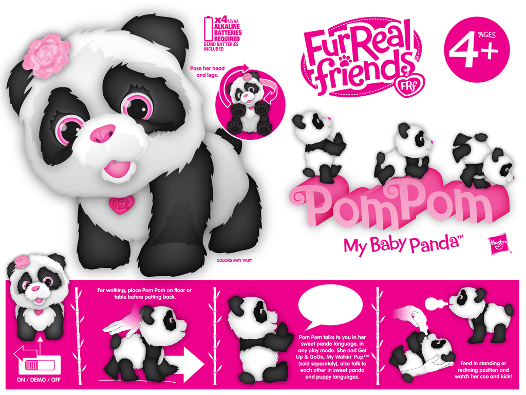 Furreal friends 2025 pom pom anleitung