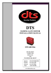 DTS 600 Elite Sliding Gate Motor Installation Manual