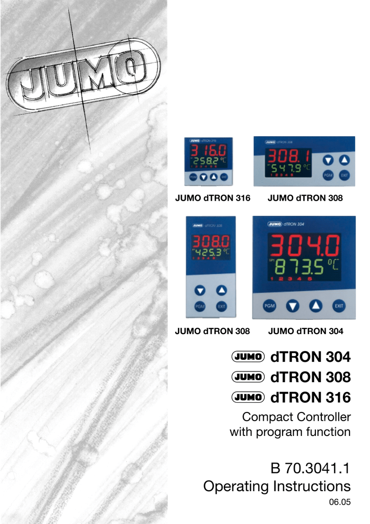 J Dtron 304 J Dtron 308 J Dtron 316 B 70 3041 1 Operating Manualzz
