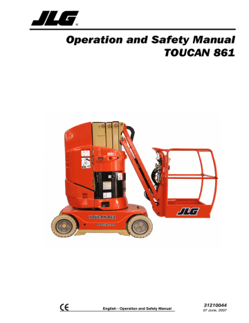 Operation and Safety Manual TOUCAN 861 | Manualzz