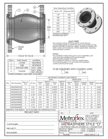 METRAFLEX METRASPHERE | Manualzz