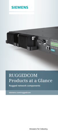 Ruggedcom Products At A Glance Manualzz